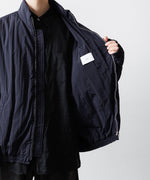 画像をギャラリービューアに読み込む, ssstein(シュタイン)のRECYCLED NYLON PADDED JACKET - DARK NAVYの公式通販サイトsession福岡セレクトショップ
