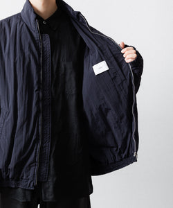 ssstein / シュタイン】RECYCLED NYLON PADDED JACKET - DARK NAVY