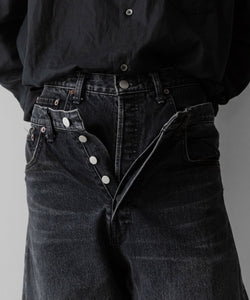 ssstein(シュタイン)のTWIST SEAM VINTAGE DENIM JEANS - BLACKの公式通販サイトsession福岡セレクトショップ