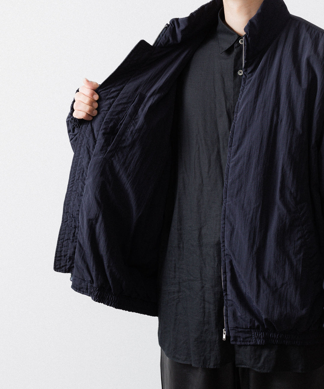 ssstein(シュタイン)のRECYCLED NYLON PADDED JACKET - DARK NAVYの公式通販サイトsession福岡セレクトショップ