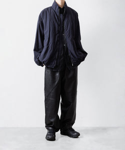 ssstein / シュタイン】RECYCLED NYLON PADDED JACKET - DARK NAVY