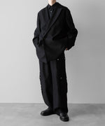 画像をギャラリービューアに読み込む, ssstein(シュタイン)のOVERSIZED PEAK LAPEL LONG JACKET - BLACKの公式通販サイトsession福岡セレクトショップ
