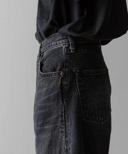 ssstein(シュタイン)のDEFORMATION WIDE VINTAGE DENIM JEANS - BLACKの公式通販サイトsession福岡セレクトショップ