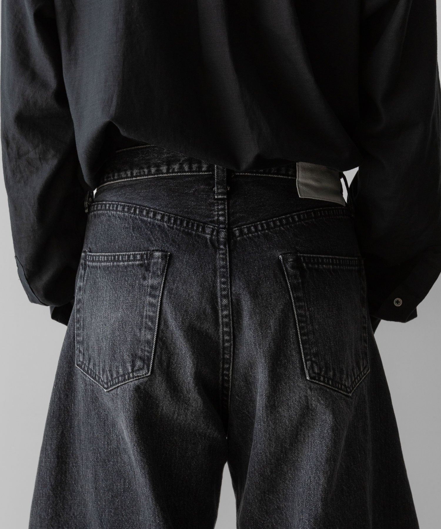 ssstein(シュタイン)のDEFORMATION WIDE VINTAGE DENIM JEANS - BLACKの公式通販サイトsession福岡セレクトショップ