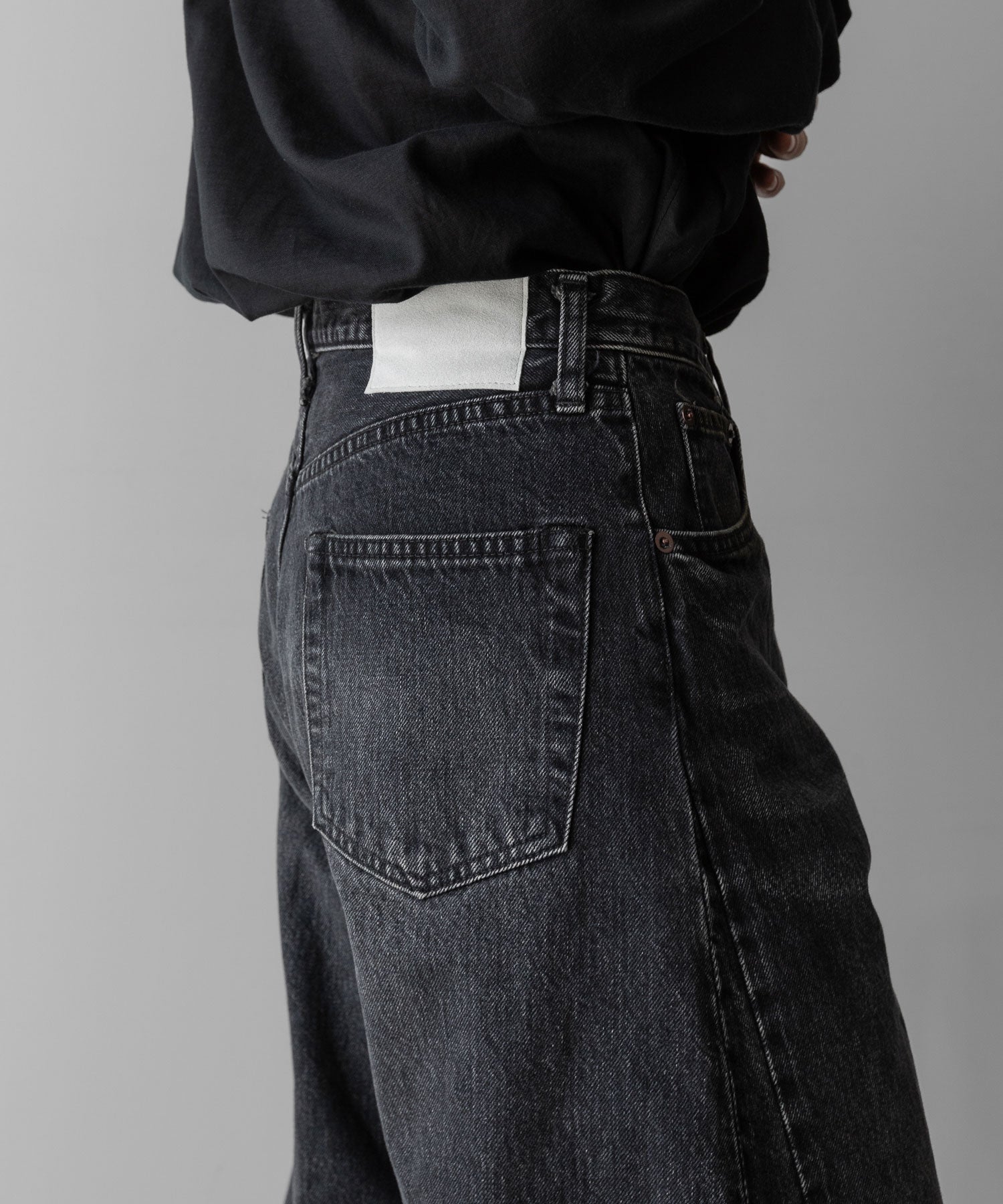 ssstein(シュタイン)のDEFORMATION WIDE VINTAGE DENIM JEANS - BLACKの公式通販サイトsession福岡セレクトショップ