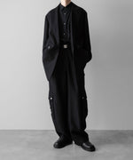 画像をギャラリービューアに読み込む, ssstein(シュタイン)のOVERSIZED PEAK LAPEL LONG JACKET - BLACKの公式通販サイトsession福岡セレクトショップ
