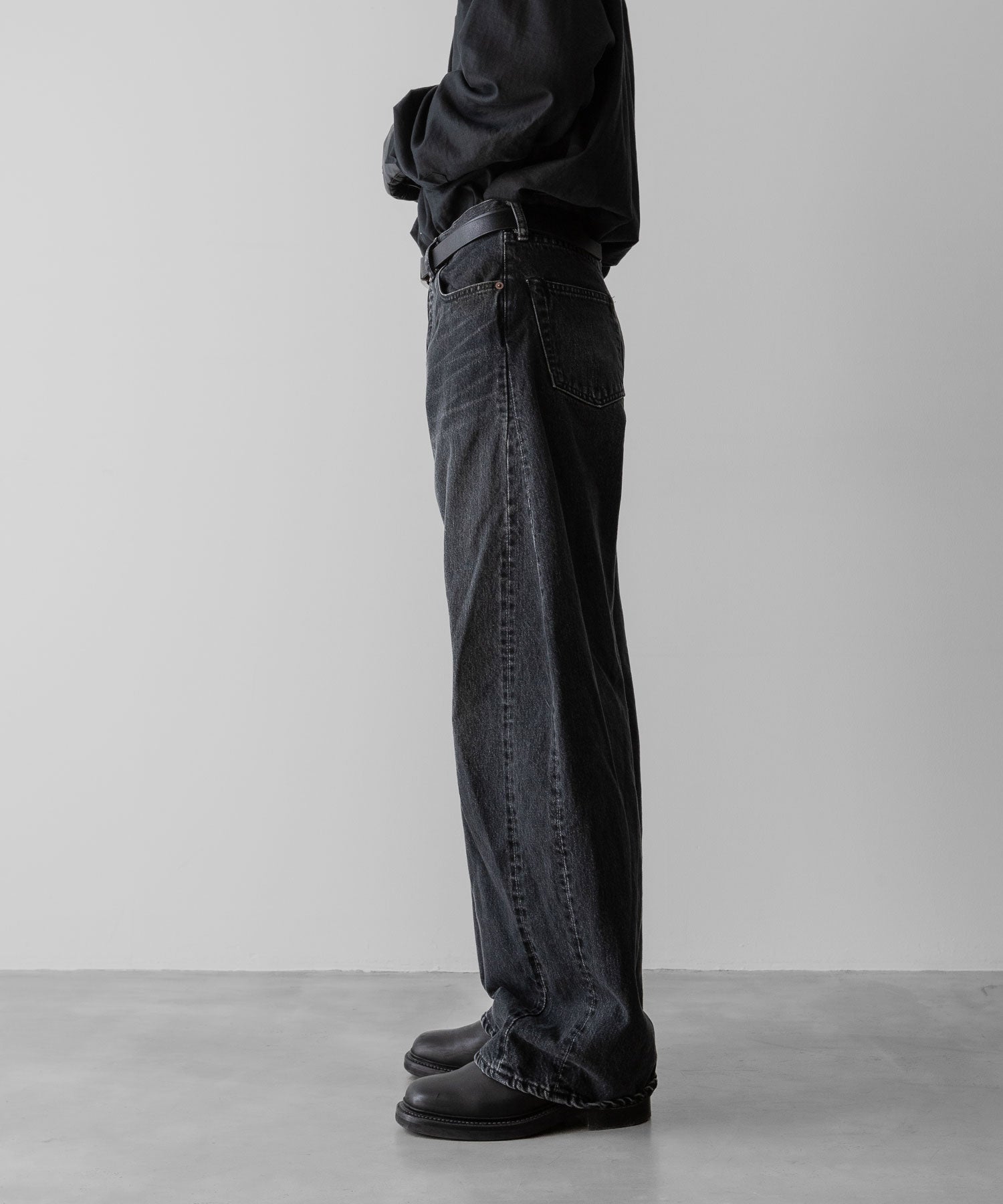 ssstein(シュタイン)のDEFORMATION WIDE VINTAGE DENIM JEANS - BLACKの公式通販サイトsession福岡セレクトショップ