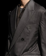 画像をギャラリービューアに読み込む, ssstein(シュタイン)のEXTRA FINE WOOL DOUBLE BREASTED BLAZER - BROWN GREYの公式通販サイトsession福岡セレクトショップ
