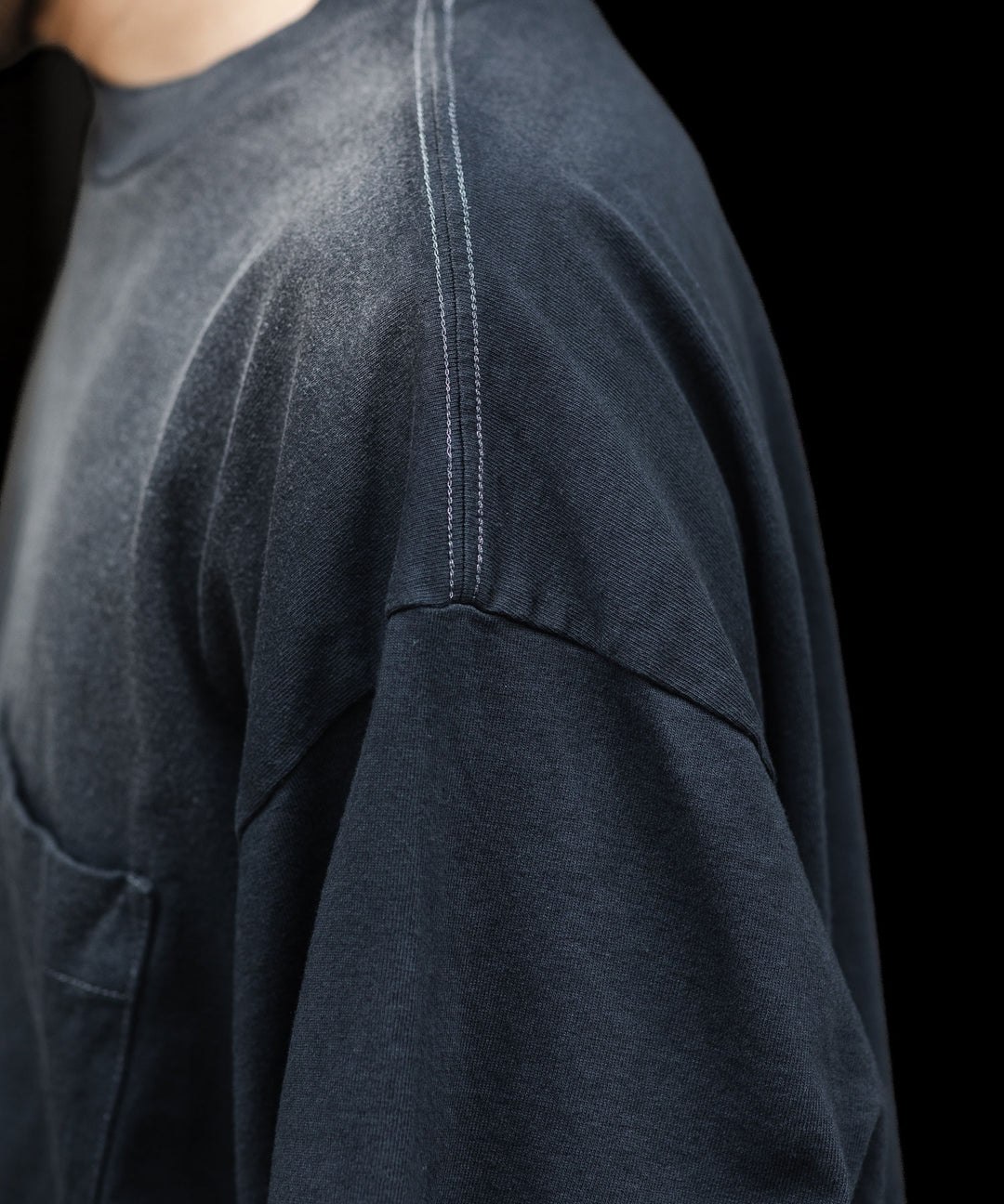 INTÉRIM インテリムのVINTAGE FADE BLACK  HYPER BIG POCKET T-SHIRTのSUN FADE 公式通販サイトsession福岡セレクトショップ