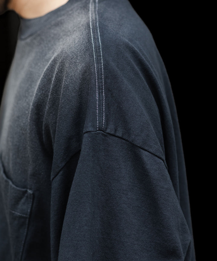 INTÉRIM インテリムのVINTAGE FADE BLACK  HYPER BIG POCKET T-SHIRTのSUN FADE 公式通販サイトsession福岡セレクトショップ