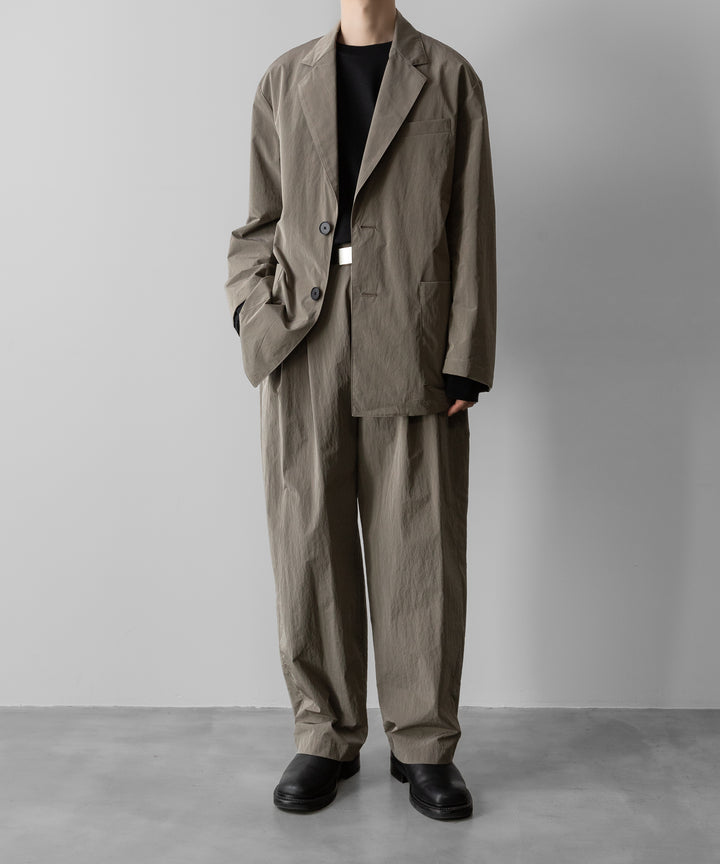 ssstein(シュタイン)の WINDPROOF NYLON SINGLE BREASTED JACKET - TAUPEの公式通販サイトsession福岡セレクトショップ