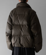 画像をギャラリービューアに読み込む, 【stein】DETACHABLE SLEEVES CROPPED DOWN JACKET - MILITARY KHAKI
