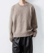 画像をギャラリービューアに読み込む, 【ssstein】EXTRA FINE WOOL WARM KNIT CREW NECK LS - BEIGE
