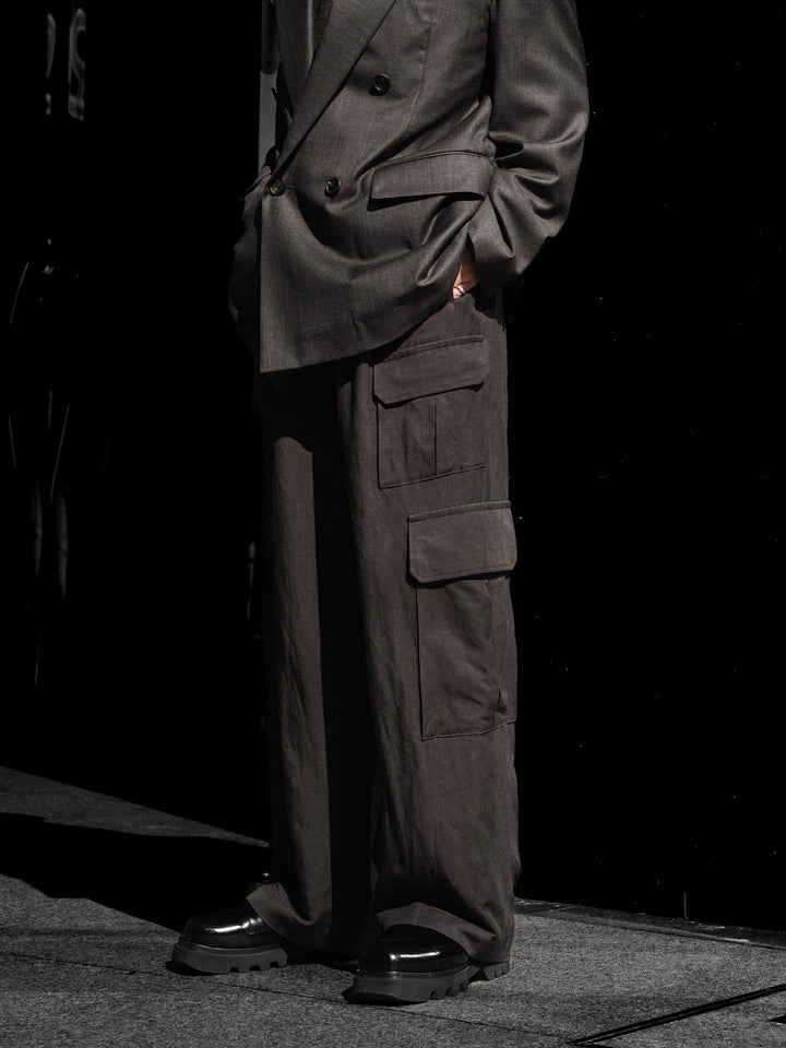 ssstein(シュタイン)のVIS/LI/RA TWILL CARGO TROUSERS - KHAKI BROWNの公式通販サイトsession福岡セレクトショップ