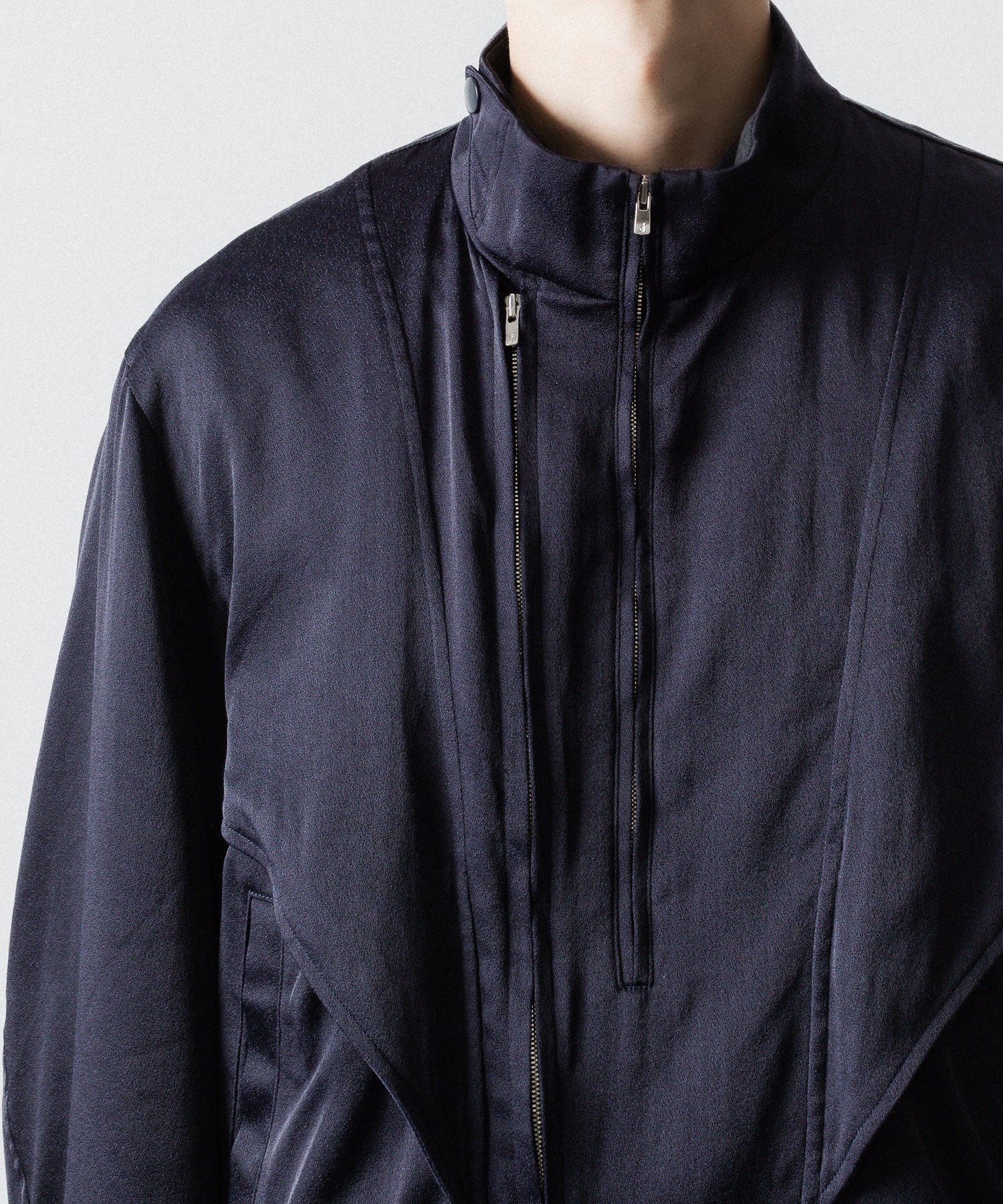 ANTHEM A アンセムエー FROSTING SATIN RIDING JACKETのNAVY公式通販サイトsession福岡セレクトショップ