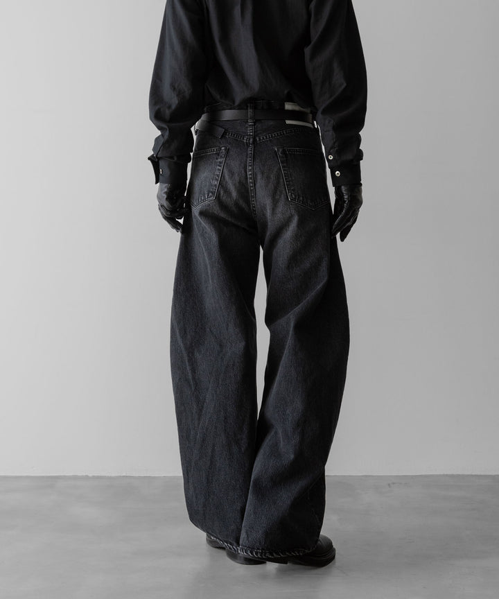 ssstein(シュタイン)のDEFORMATION WIDE VINTAGE DENIM JEANS - BLACKの公式通販サイトsession福岡セレクトショップ