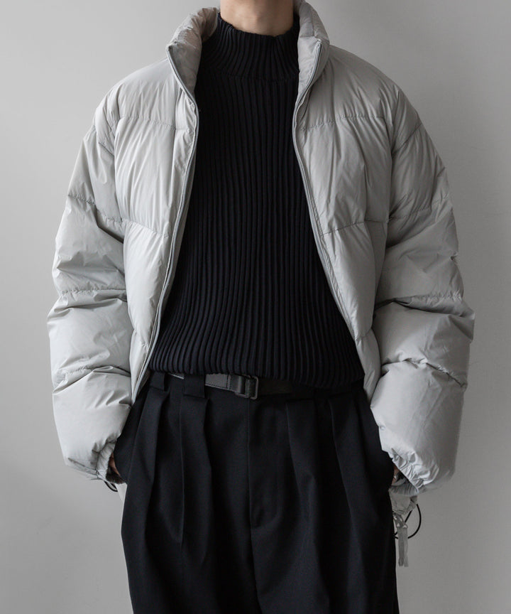 stein(シュタイン)の23AWコレクションOBLIQUE PATTERNED KNIT LSのBLACK