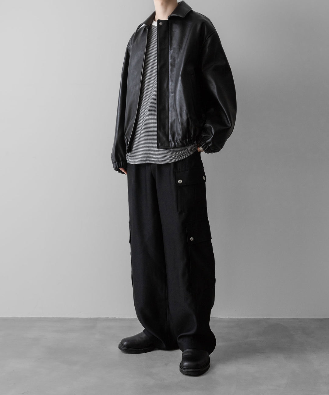 ssstein(シュタイン)の24AWコレクション STRIPED WOOL OVERSIZED LONG SLEEVE TEE - OFF 公式通販サイトsession福岡セレクトショップ