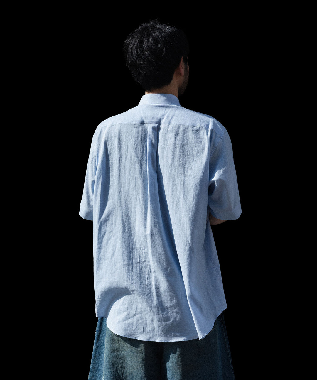 ssstein(シュタイン)のCOTTON SILK OVERSIZED SS SHIRT - SAXの公式通販サイトsession福岡セレクトショップ