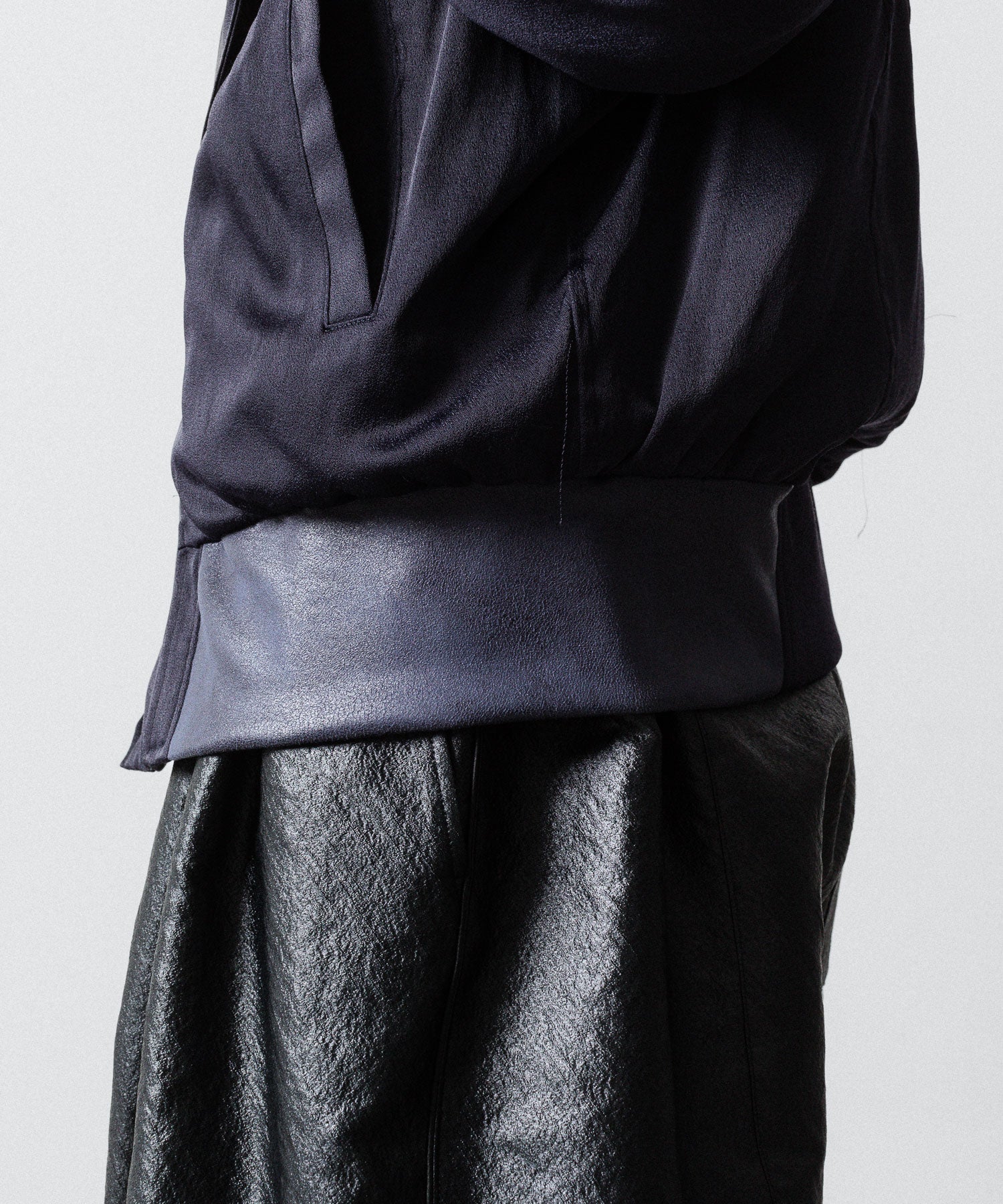 ANTHEM A アンセムエー FROSTING SATIN RIDING JACKETのNAVY公式通販サイトsession福岡セレクトショップ