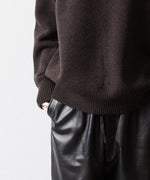 画像をギャラリービューアに読み込む, 【ssstein】EXTRA FINE WOOL WARM KNIT CREW NECK LS - DARK BROWN
