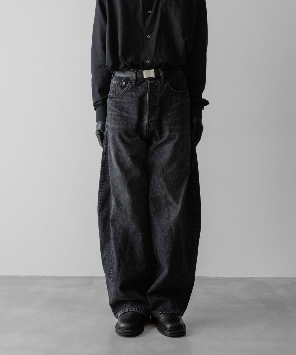 ssstein(シュタイン)のDEFORMATION WIDE VINTAGE DENIM JEANS - BLACKの公式通販サイトsession福岡セレクトショップ