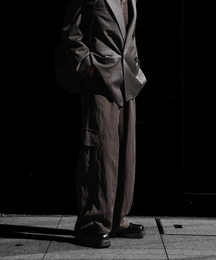 ssstein(シュタイン)のVIS/LI/RA TWILL CARGO TROUSERS - KHAKI BROWNの公式通販サイトsession福岡セレクトショップ