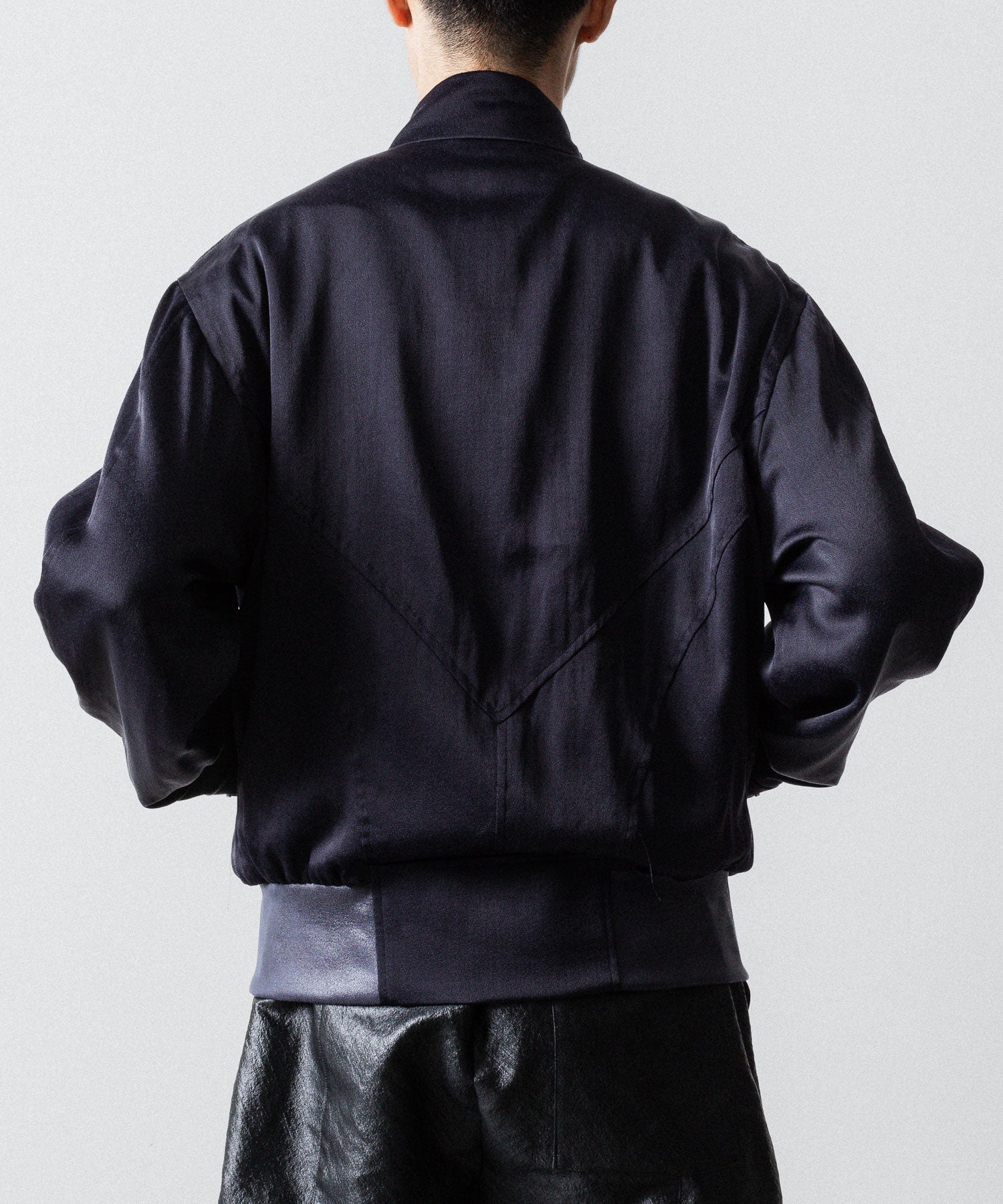 ANTHEM A アンセムエー FROSTING SATIN RIDING JACKETのNAVY公式通販サイトsession福岡セレクトショップ