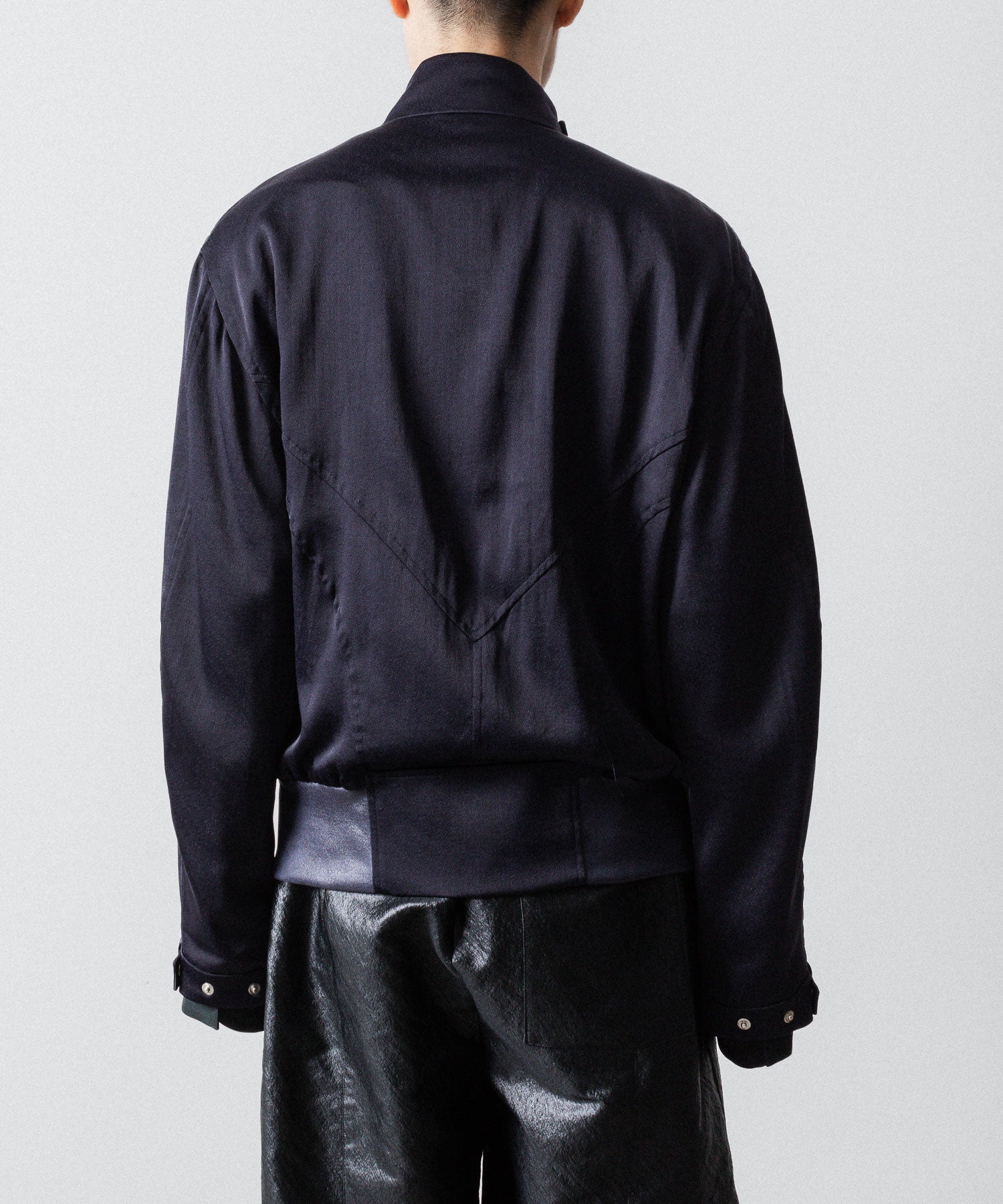 ANTHEM A アンセムエー FROSTING SATIN RIDING JACKETのNAVY公式通販サイトsession福岡セレクトショップ