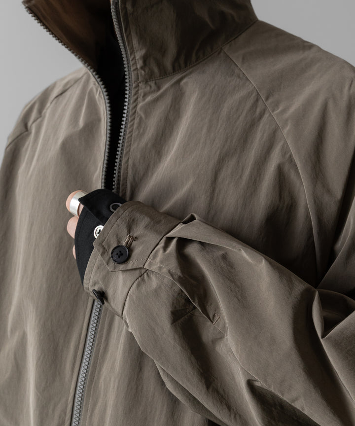 ssstein(シュタイン)のWINDPROOF NYLON ZIP JACKET - TAUPEの公式通販サイトsession福岡セレクトショップ