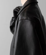 画像をギャラリービューアに読み込む, ssstein(シュタイン)のLEATHER ZIP SHORT JACKET - DARK BROWNの公式通販サイトsession福岡セレクトショップ
