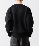 画像をギャラリービューアに読み込む, 【ssstein】EXTRA FINE WOOL WARM KNIT CREW NECK LS - BLACK
