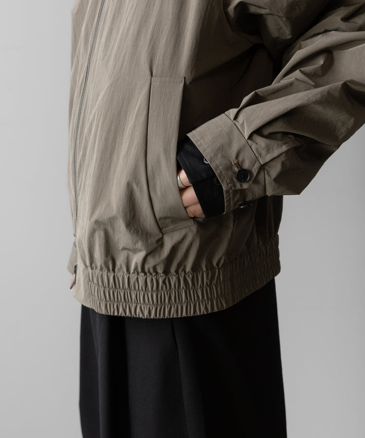 ssstein(シュタイン)のWINDPROOF NYLON ZIP JACKET - TAUPEの公式通販サイトsession福岡セレクトショップ