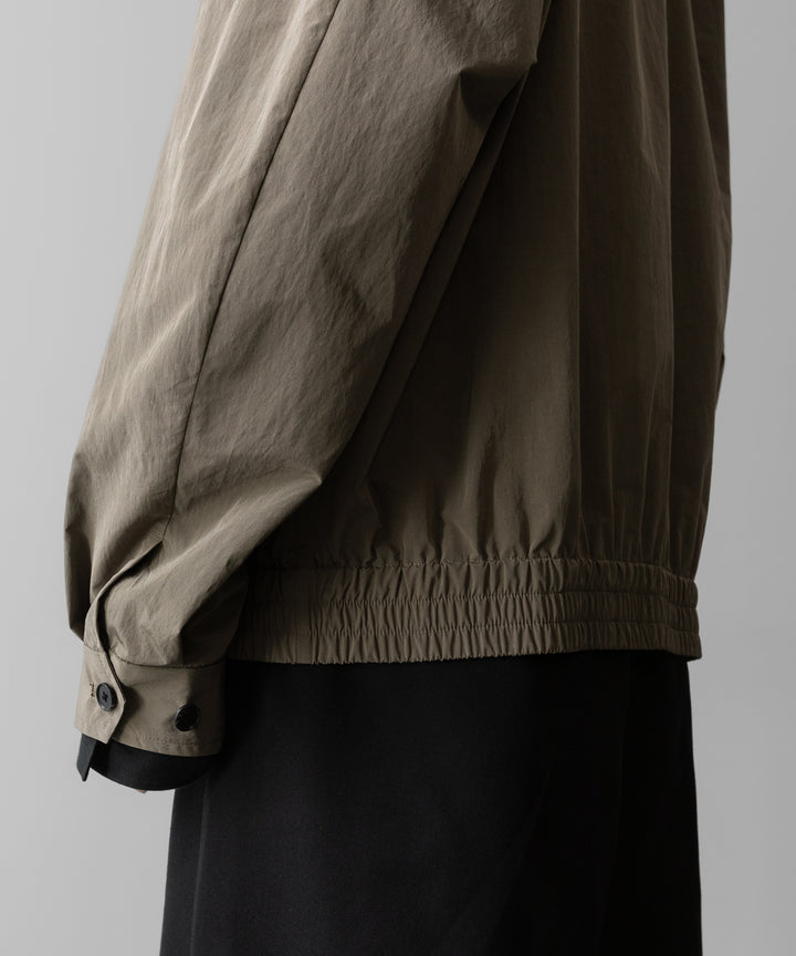 ssstein(シュタイン)のWINDPROOF NYLON ZIP JACKET - TAUPEの公式通販サイトsession福岡セレクトショップ