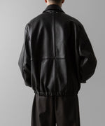 画像をギャラリービューアに読み込む, ssstein(シュタイン)のLEATHER ZIP SHORT JACKET - DARK BROWNの公式通販サイトsession福岡セレクトショップ
