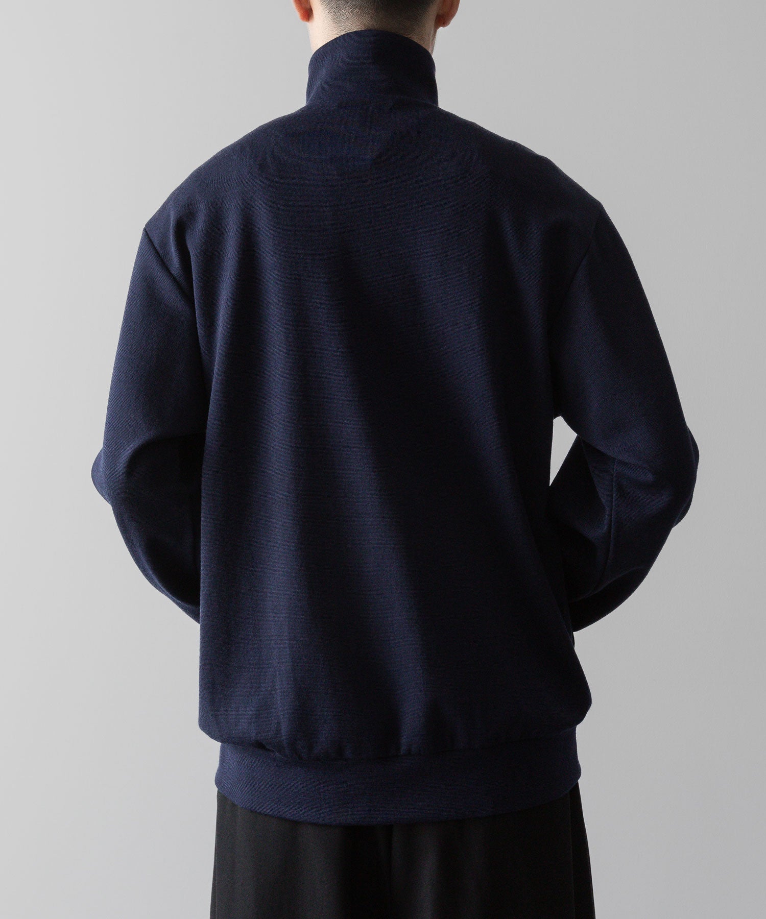 ato アトウのWOOL STAND COLLAR ZIP CARDIGAN NAVYの公式通販サイトsession福岡セレクトショップ