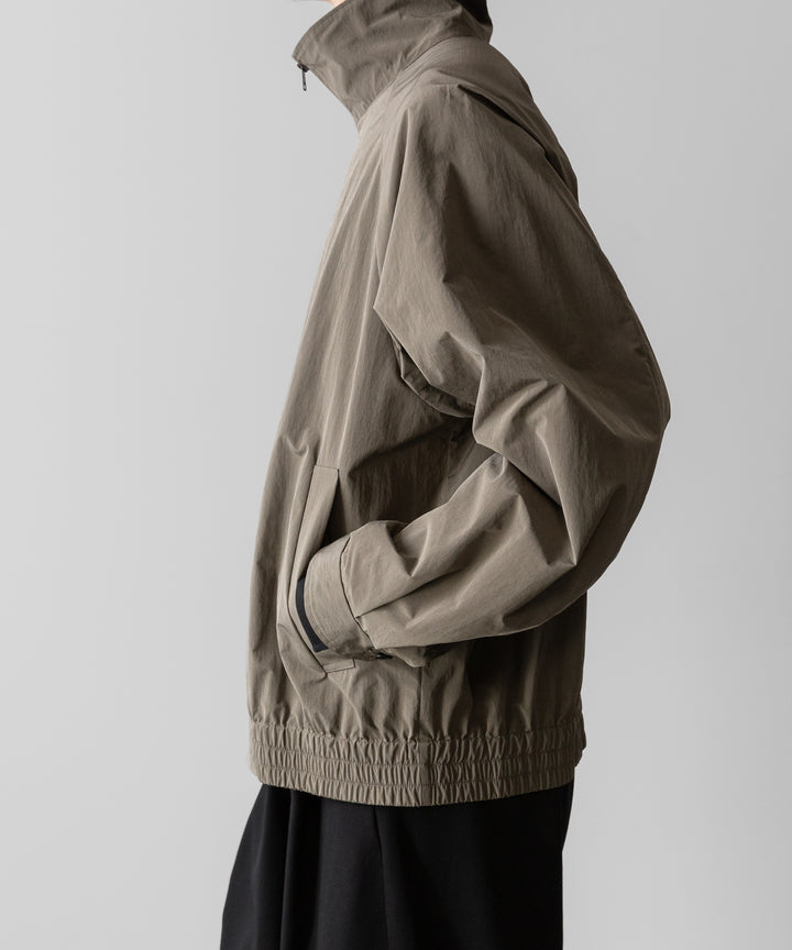 ssstein(シュタイン)のWINDPROOF NYLON ZIP JACKET - TAUPEの公式通販サイトsession福岡セレクトショップ