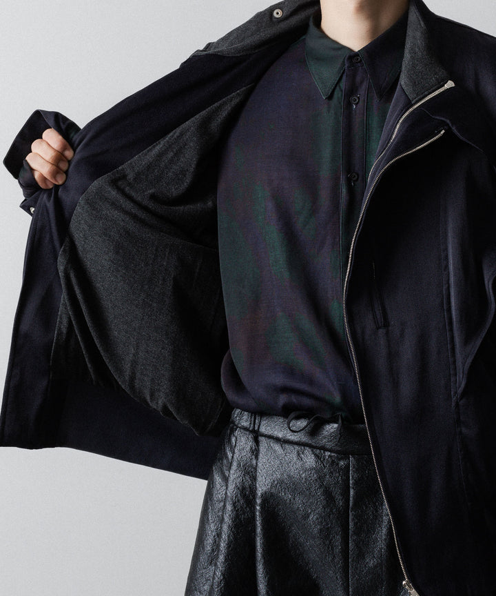 ANTHEM A アンセムエー FROSTING SATIN RIDING JACKETのNAVY公式通販サイトsession福岡セレクトショップ
