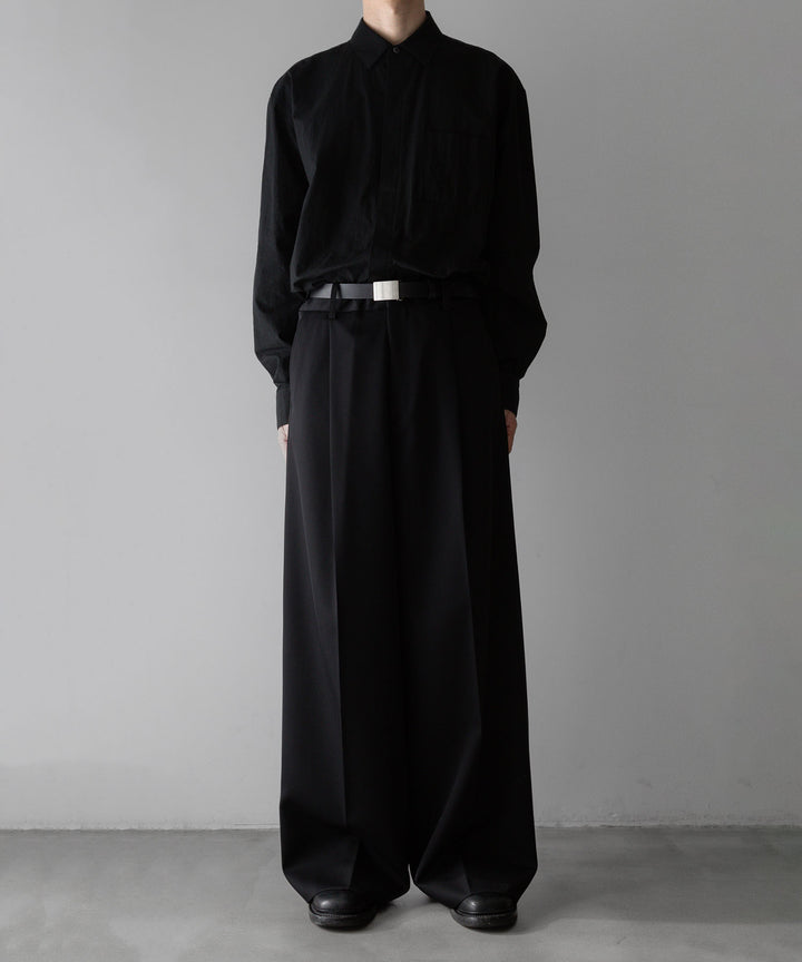 stein(シュタイン)の24SSコレクションEXTRA WIDE TROUSERS のBLACK sessionセッション福岡セレクトショップ 公式通販サイト  代替テキストを編集