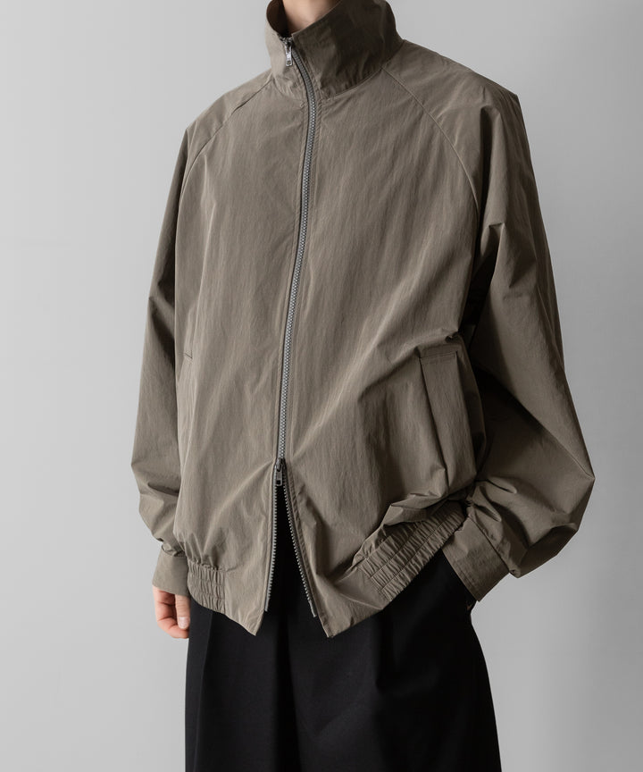 ssstein(シュタイン)のWINDPROOF NYLON ZIP JACKET - TAUPEの公式通販サイトsession福岡セレクトショップ