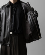 画像をギャラリービューアに読み込む, ssstein(シュタイン)のLEATHER ZIP SHORT JACKET - DARK BROWNの公式通販サイトsession福岡セレクトショップ
