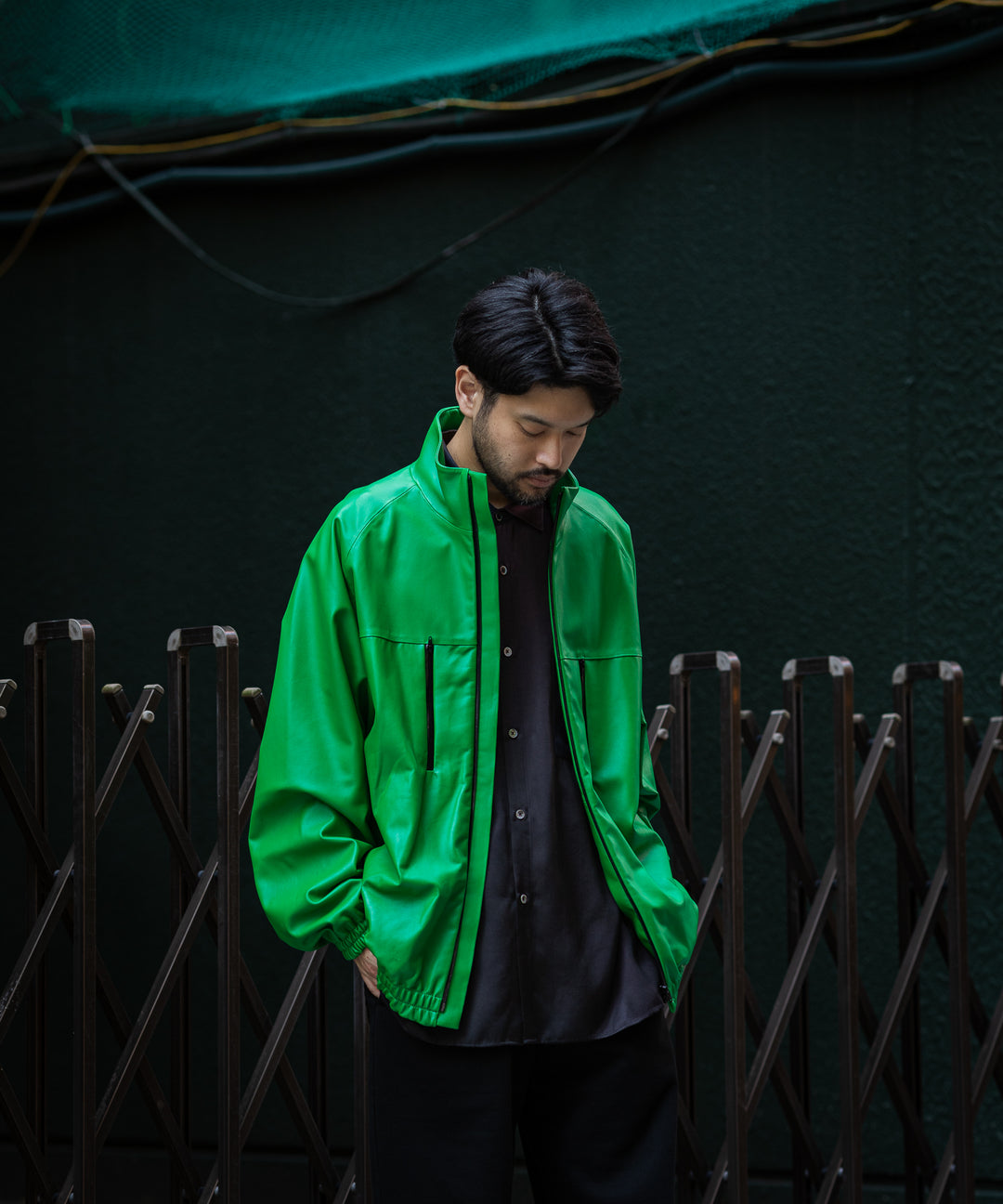 【stein】 LEATHER WINDBREAKER JACKET シュタイン 23AW sessionセッション福岡セレクトショップ 公式通販サイト