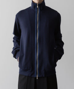 ato アトウのWOOL STAND COLLAR ZIP CARDIGAN NAVYの公式通販サイトsession福岡セレクトショップ