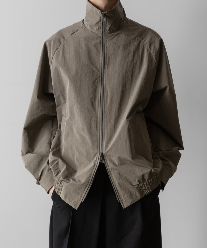ssstein(シュタイン)のWINDPROOF NYLON ZIP JACKET - TAUPEの公式通販サイトsession福岡セレクトショップ