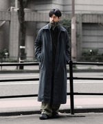 画像をギャラリービューアに読み込む, VEIN ヴェインのFIBRIL POPLIN PADDING BALMACAAN COAT - BLACKの公式通販サイトsession福岡セレクトショップ

