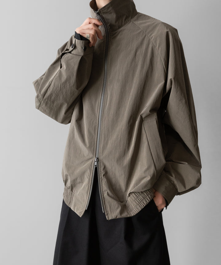 ssstein(シュタイン)のWINDPROOF NYLON ZIP JACKET - TAUPEの公式通販サイトsession福岡セレクトショップ