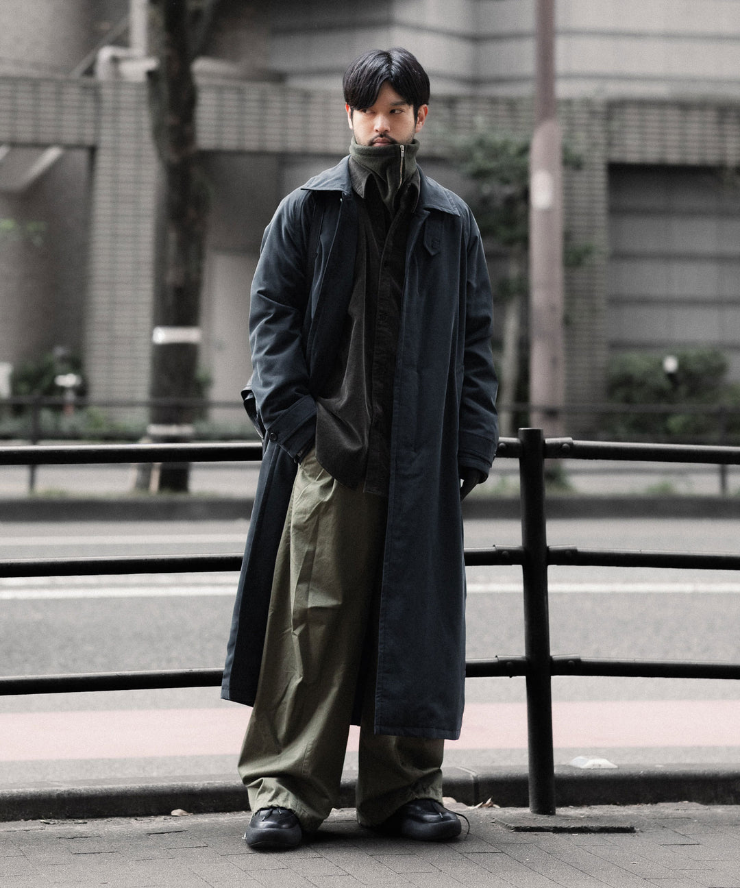【 ATTACHMENT / EXCLUSIVE ITEM 】POLARTECフリース ネックウォーマー - D.KHAKI
