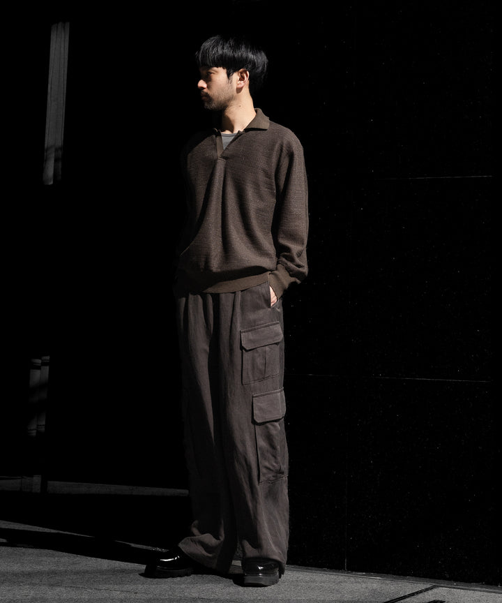 ssstein(シュタイン)のVIS/LI/RA TWILL CARGO TROUSERS - KHAKI BROWNの公式通販サイトsession福岡セレクトショップ
