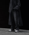 【ssstein】 TWIST CUT DENIM JEANS - BLACK