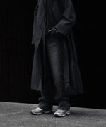 画像をギャラリービューアに読み込む, ssstein(シュタイン)のTWIST CUT DENIM JEANS - BLACKの公式通販サイトsession福岡セレクトショップ
